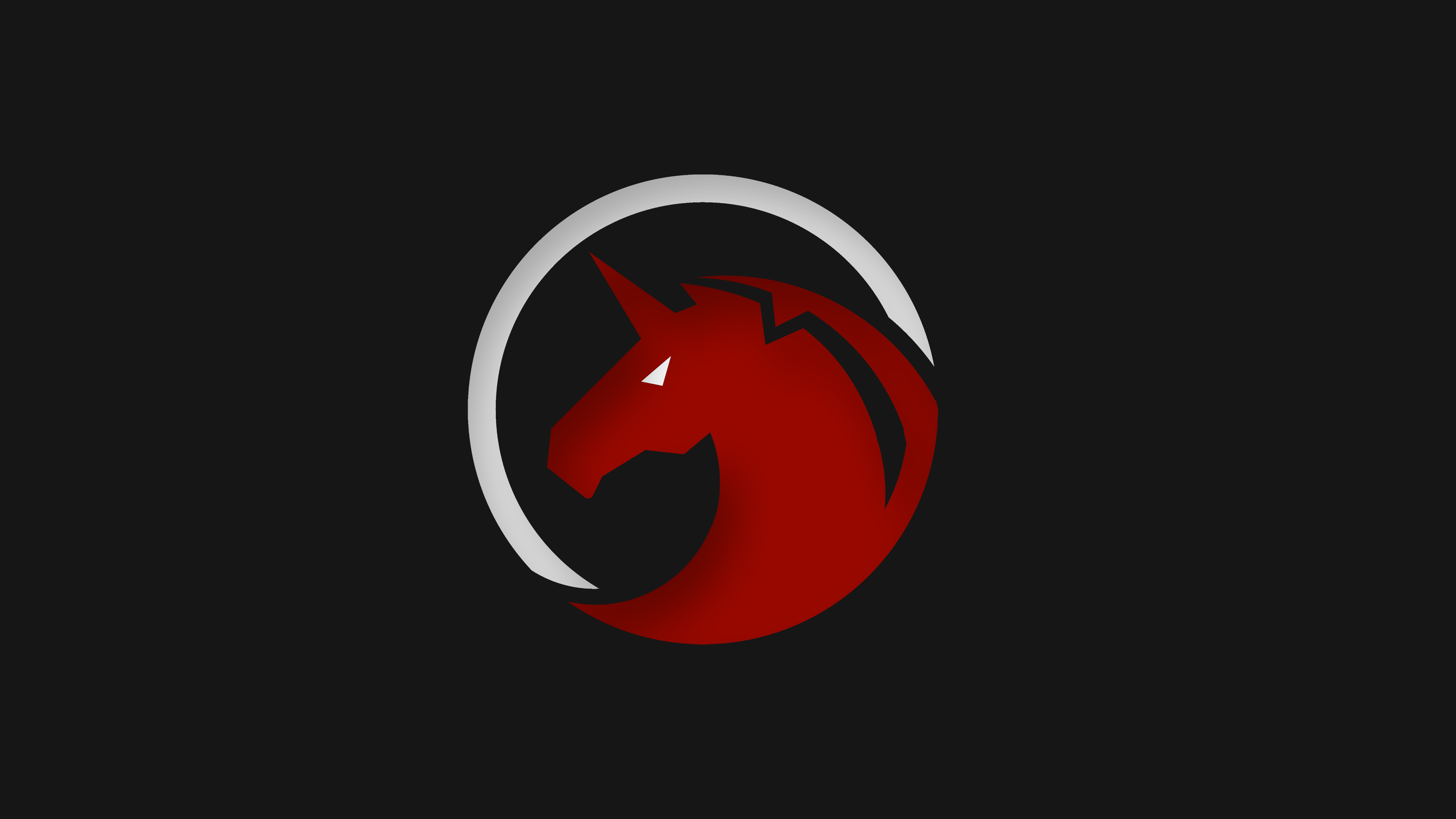 Fondos de pantalla: unicornio, rojo, unicornios 4000x2250 - Monechrone - 1461803