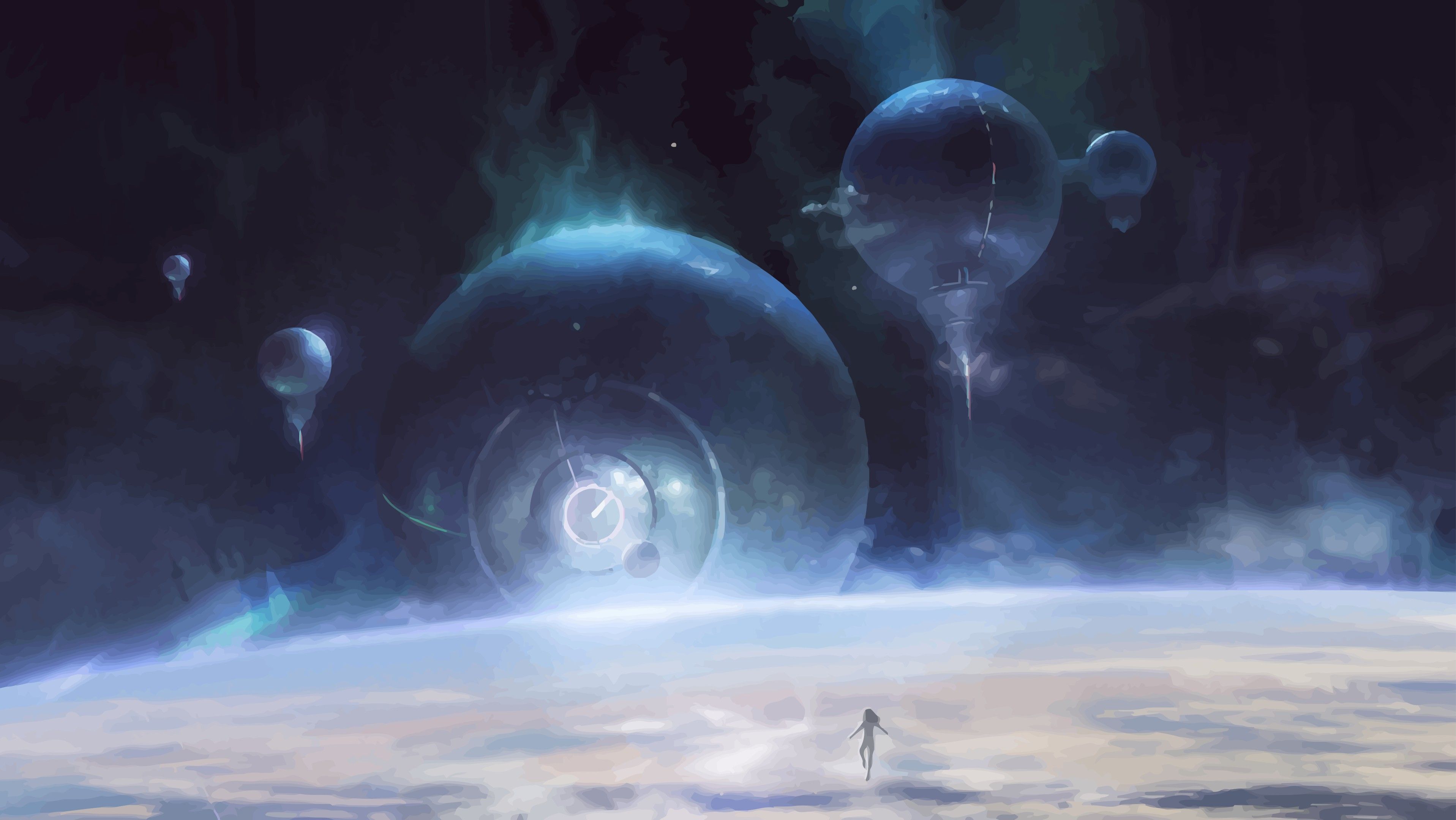 2992731 canciones futurista fantasía arte espacio planeta fondo de pantalla y