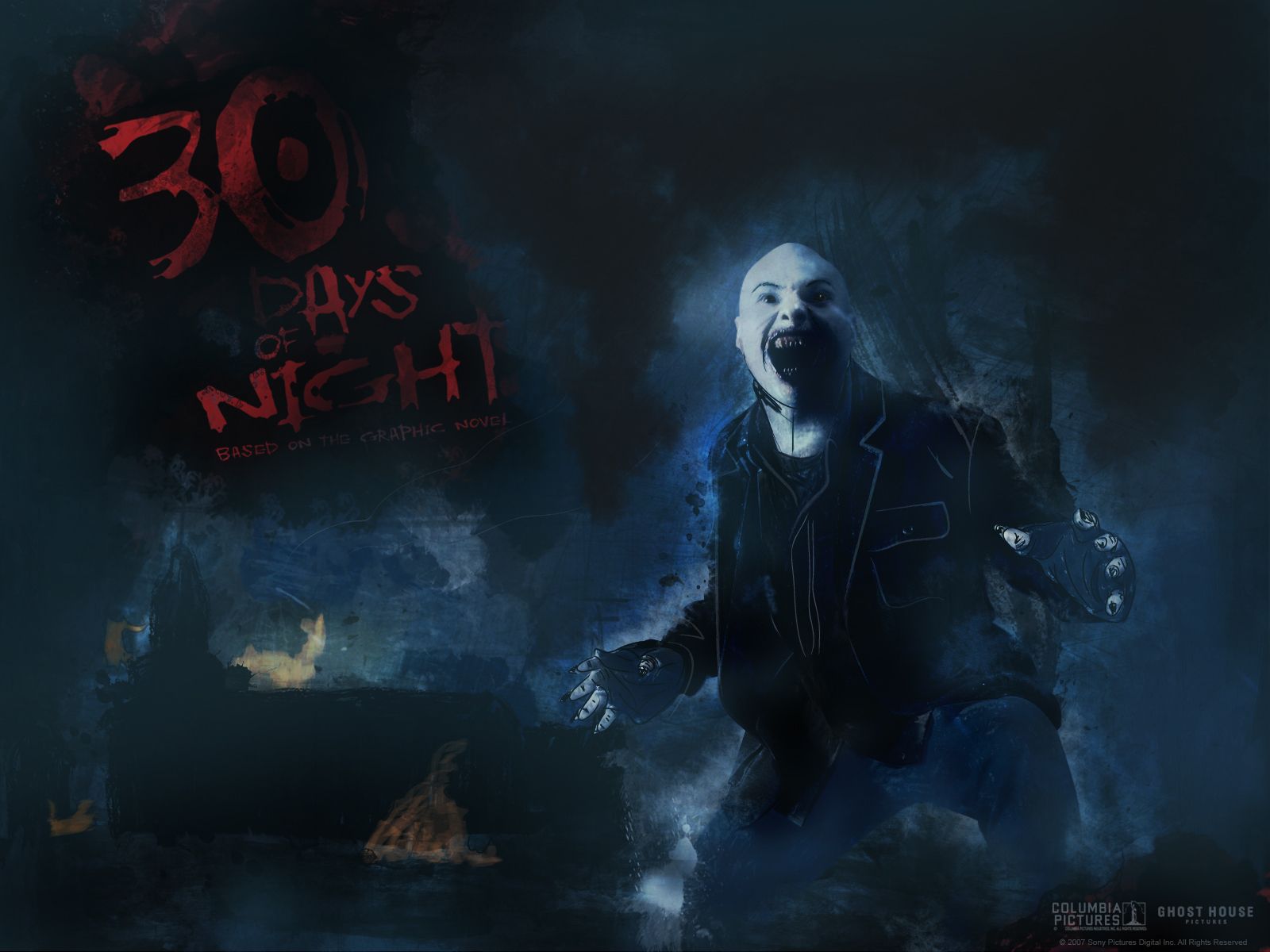 Fondos de pantalla de 30 días de noche - fondo de pantalla filmes de terror (6396067