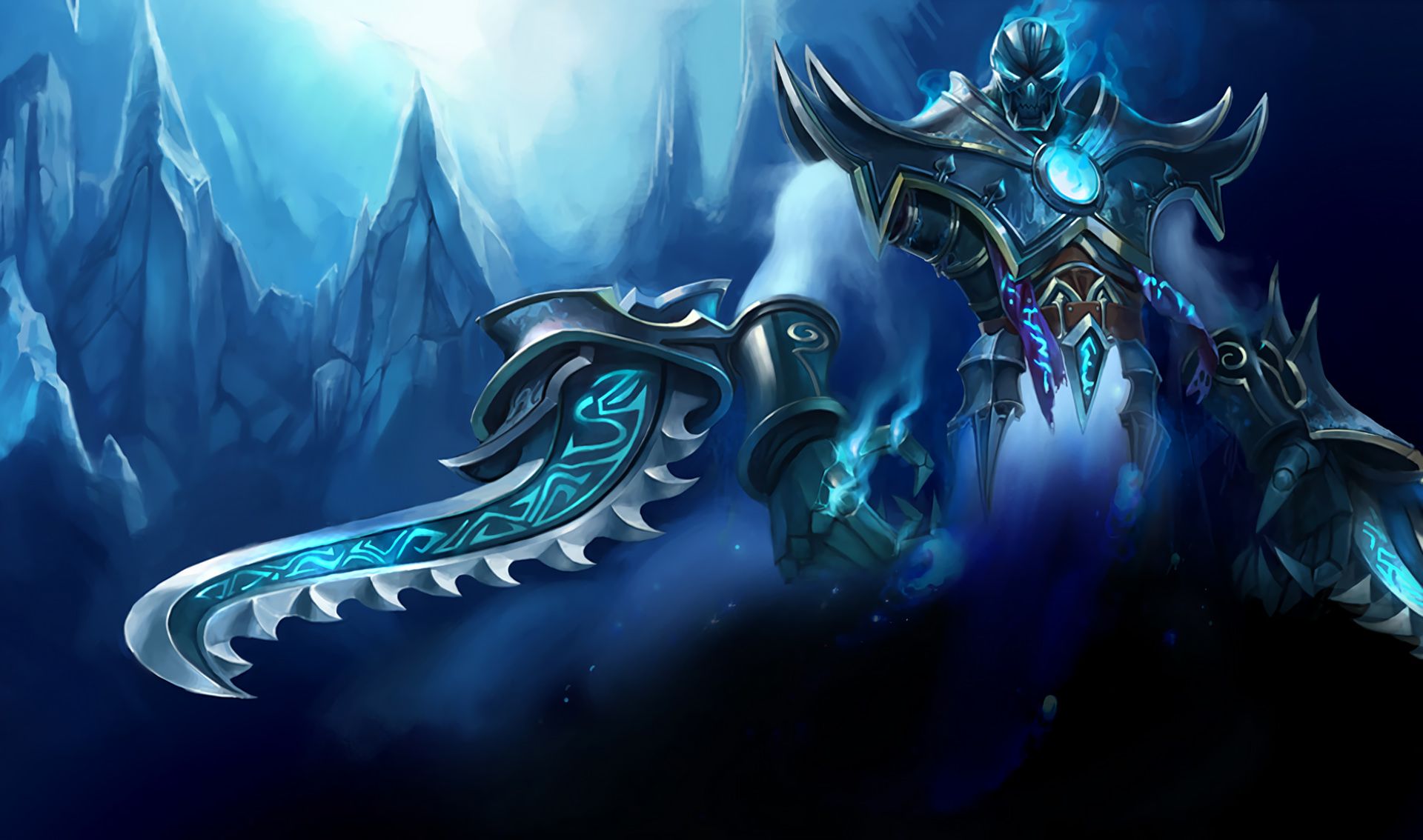 Nocturno de terror congelado | LoL Wallpapers