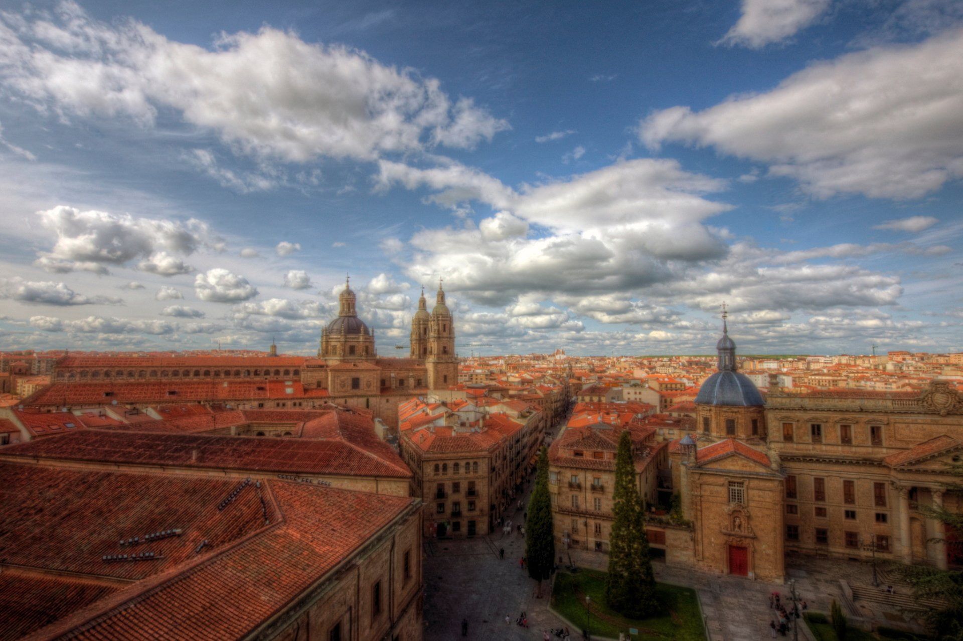 Fondo de pantalla HD: salamanca, arquitectura, exterior del edificio, construido