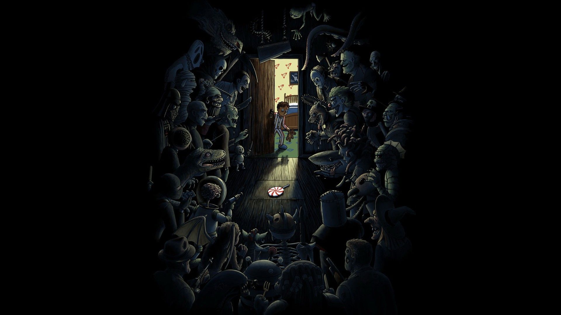Fondos de miedo, Imágenes, Imágenes