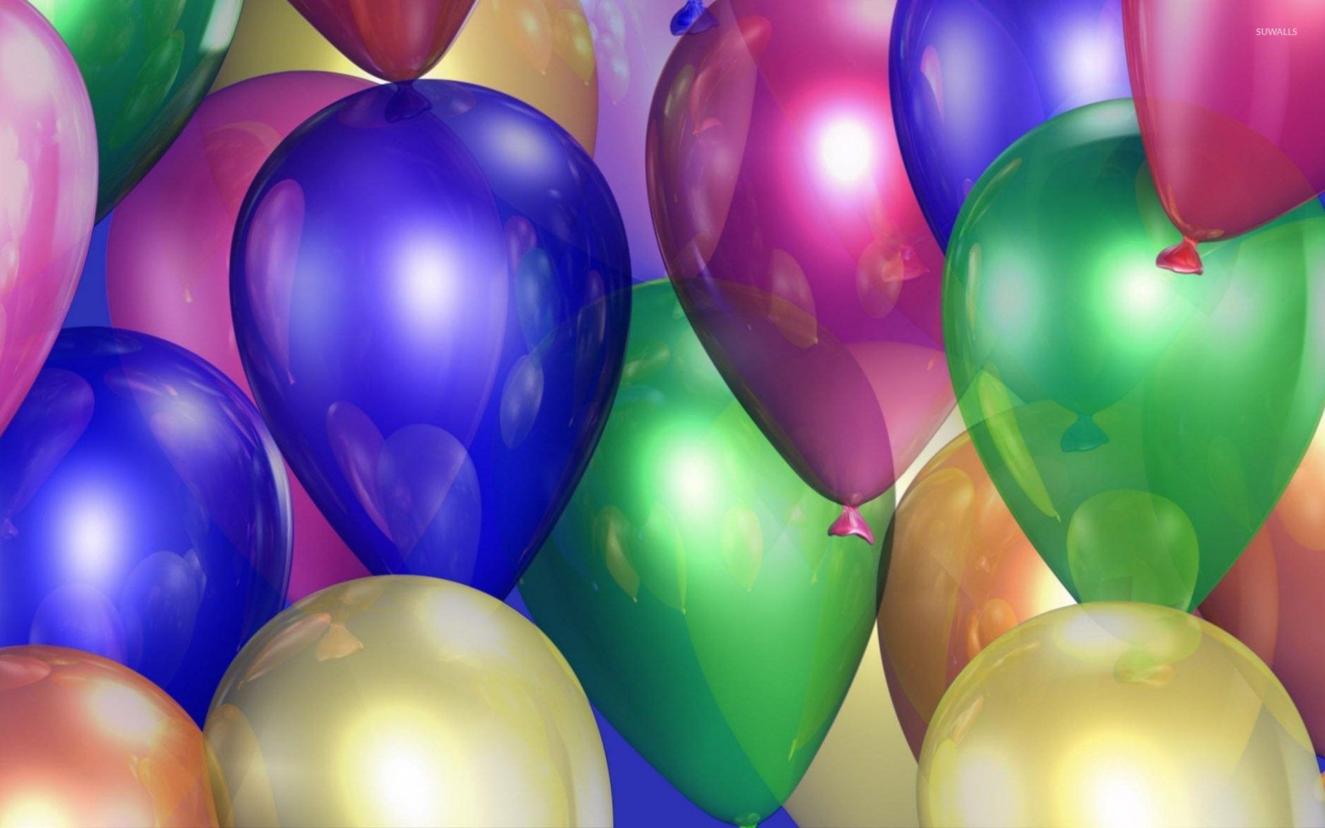 Globos de colores brillantes fondos de pantalla - Fotografía fondos de pantalla - # 24951