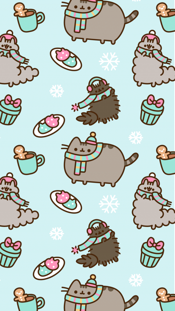 Pusheen cat wallpaper descubierto por alexandralupan