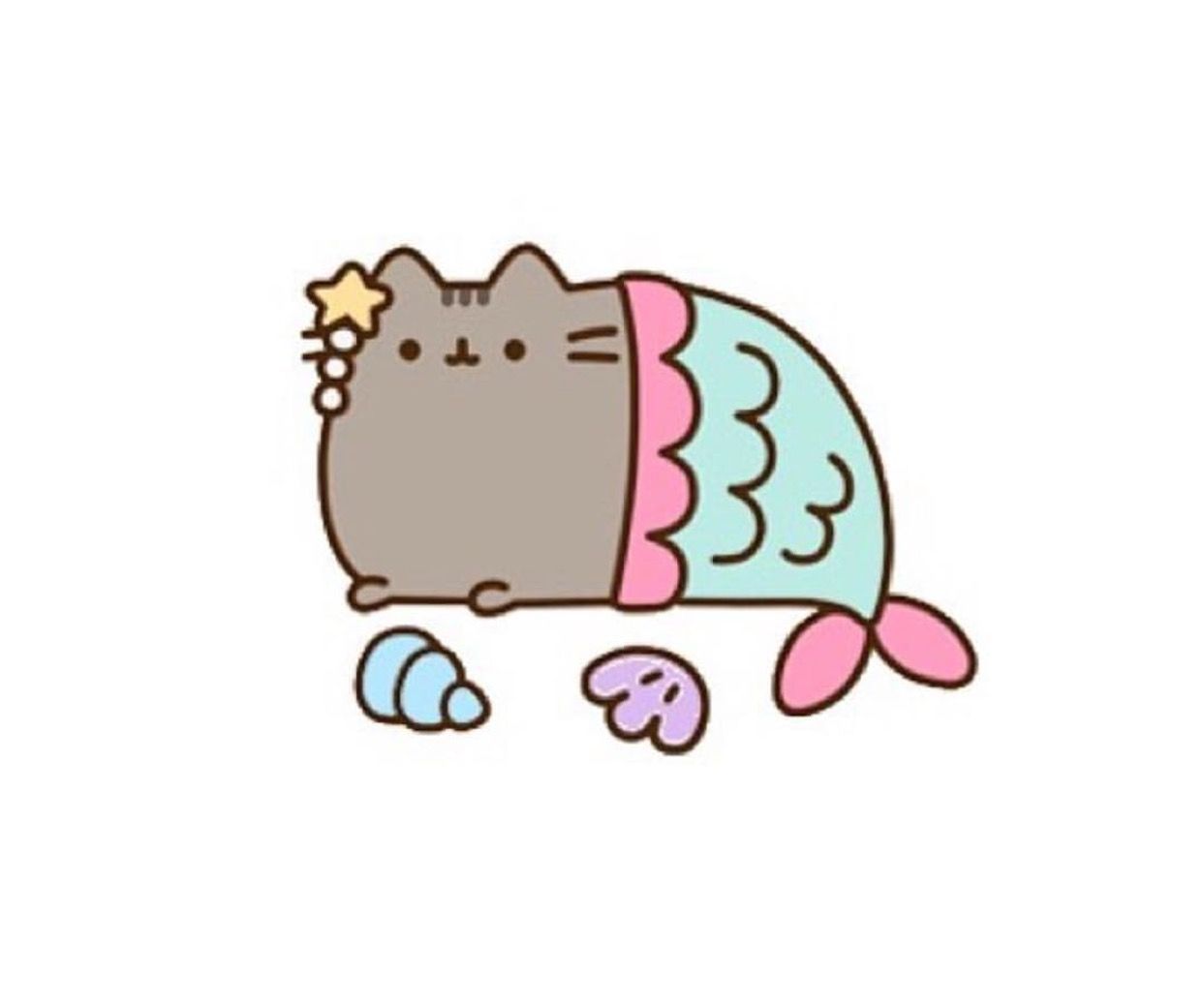 Mermaid Pusheen Wallpapers - Los mejores fondos de Mermaid Pusheen gratis