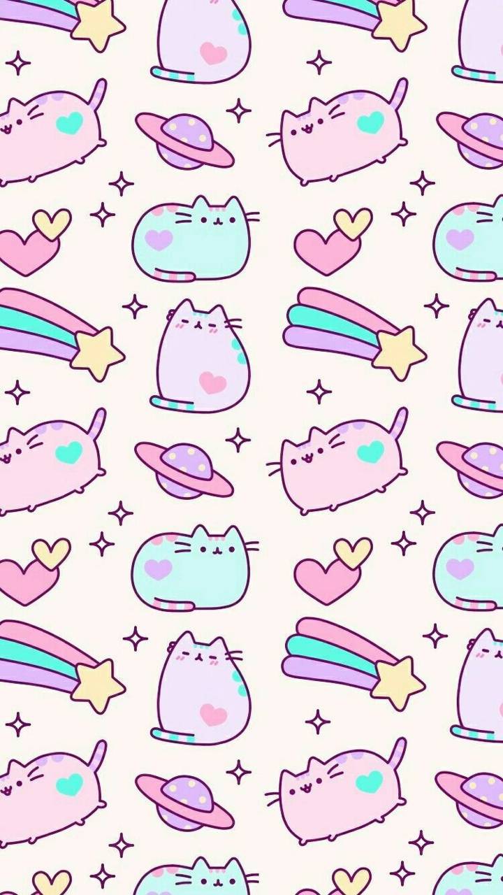 Pastel Pusheen Wallpaper por BizzMarkie91 - 46 - Gratis en ZEDGE ™