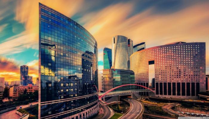 edificios modernos Wallpaper