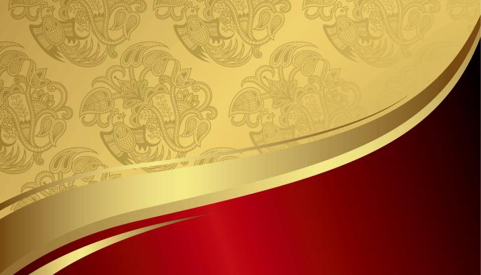rojo y dorado Wallpaper